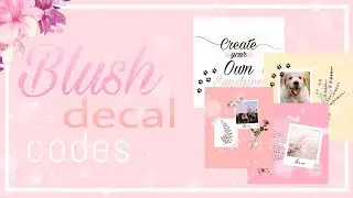 ♡Blush decal codes♡ | ROBLOX | aurlynne