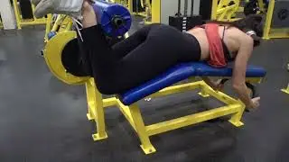 How To do A Hamstring Curl Using The Lay Down Machine