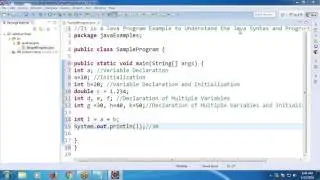 Java for Selenium Part 2: Java Program Example and Comments in Java Programs