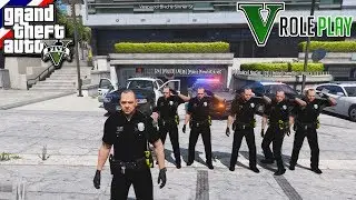 GTA V : Roleplay - ผ.บ.ต.ร กับผู้หมวดทั้ง 4 ออกตรวจประชาชนในเซิฟ Roleplay RAP'TUM #3