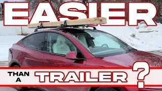 Hansshow Roof Rack - Is it Easier than Using a Trailer?