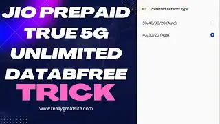 Jio true 5g unable tricks in Hindi || how to claim unlimited data in jio sim #jio5g