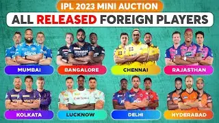 IPL 2023 All Teams Foreign Released Players List | IPL 2023 Released Players List | IPL 2023 Trade
