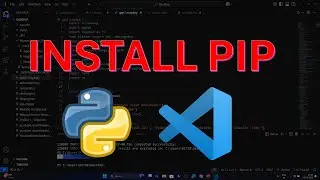How to Install PIP in VS Code | python pip installation