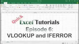 Tagalog QETs - Episode 6 - VLOOKUP and IFERROR by request