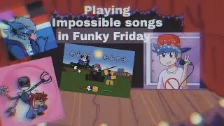 Playing Roblox Funky Friday Christmas Update|Playing Impossible songs|