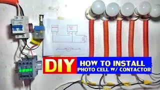 PAANO GAMITIN ANG PHOTOCELL WITH CONTACTOR