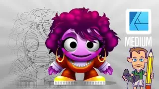 Affinity Designer Timelapse - Game Art Creation & Character design