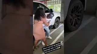 yandy smith and her husband fighting for the passenger seat 😂😂