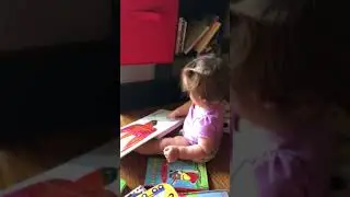 Sophie loves books!