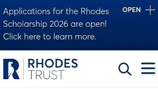 Apply for Rhodes Scholarship in UK - Fully funded #ukscholarships