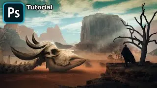 Skull In The Desert | Photoshop Manipulation | Speed Art / Tutorial