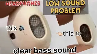 IPHONE HEADPHONES LOW SOUND PROBLEM || headphones less sound problem solved #headphones #iphone 