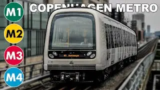🇩🇰 Copenhagen Metro - All the Lines (2024) (4K)