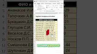 Как быстро удалить номера телефонов, смотри в закрепленном комментарии