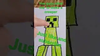 a paper creeper that i am going to make if you guys like👍