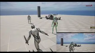 Unreal Engine 5 Game DevLog add Chaos Destruction and Hit Stop Effect