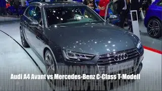 Audi A4 Avant 2016 vs Mercedes-Benz C-Class T-Modell 2016