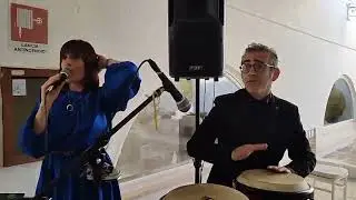 Aperitivo matrimonio con Lillo Strillo alle Percussioni e Vale alla Voce in 