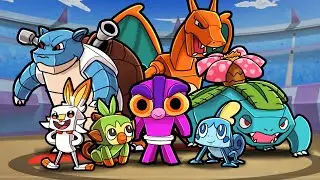 My Collection of Starter POKEMON is COMPLETED! (Minecraft Pixelmon)