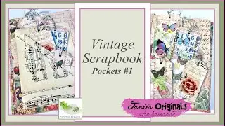 Vintage Scrapbook Pocket #1