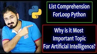 List Comprehension For Loop Artificial Intelligence Most Important Topic in Hindi/Urdu