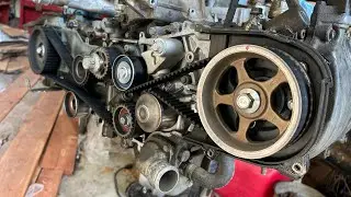 EJ253 Timing Belt Kit Install 
