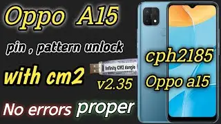 Oppo A15 Pattern Unlock With Cm2 | How To Oppo A15 Reset By Cm2 New Trick Full Guide