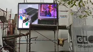 OUTDOOR LED SCREEN P6.67 with front servicing - Delivery, installation and adjustment - Petrich