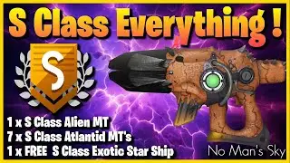 No Man's Sky - 7 S Class Atlantid Multitools - S Class Alien Multitool - FREE S Class Exotic Ship