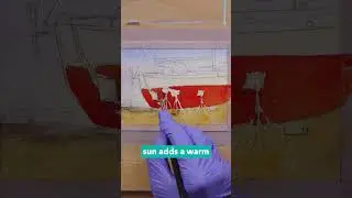 Boatyard Watercolor Painting Sale-Bids Start at $1