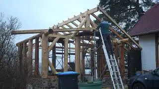 Building a beautiful cabin with logs - part03