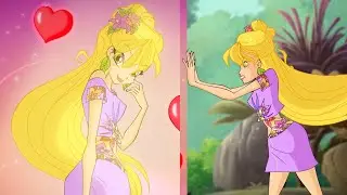 Stella refuses to let a giant lemur fall for her | Winx Club Clip