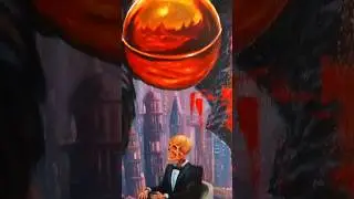 Muninn: The Magical Bird in a Magical World #oilpainting #surrealism #fantasyart ✍️ #shorts #artist