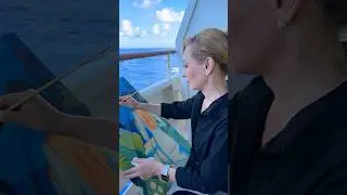 Künstlerreise mit #aida #aidamomente #aidaluna #kreuzfahrt