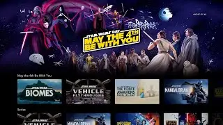 Disney+ Star Wars Day new content and Fan Art Takeover (Apple TV 4K)
