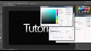 Photoshop Tutorial : Creating a Glossy Metal Text