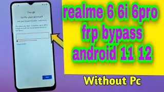 realme 6i RMX2002 frp bypass pattern pin password remove all oppo realme new devices