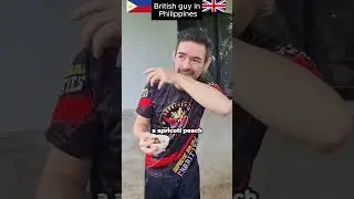 Foreigner reacts to Filipino food in Philippines #foreigner #philippines #filipinofood #reaction