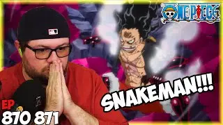 SNAKEMAN?! One Piece Episode 870 & 871 Reaction