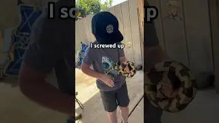 🐍Dad FAIL! Snake bites my kid and it’s all my fault. 