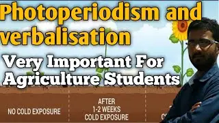 photoperiodism and vernalisation