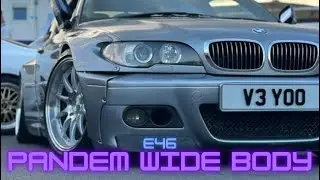 9 MINUTES WITH BMW E46 PANDEM WIDE BODY 👁️ Best looking German car 🇩🇪