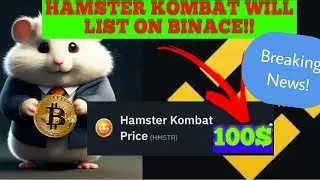 HAMSTER KOMBAT BREAKING NEWS!!! BINACE Has Added Hamster Kombat and it will be listed soon!