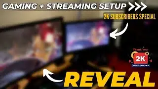 2024 (2.4 Lakhs) PC Desk Setup by KARTIS YT | 2K Subscribers Special