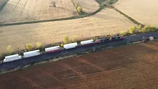 Drone Video of Trains (For Train Enthusiasts Only)