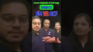 Correct Sequence of Civil Engineering Subjects | GATE Civil Engineering Preparation 