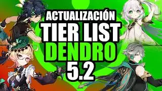 Dendro's Best Characters, Update 5.2 - Genshin Impact Tier List