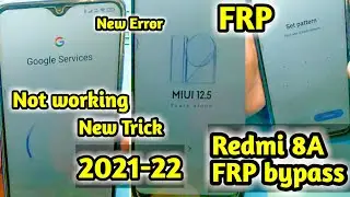 Redmi 8A Google Account bypass || Redmi 8a FRP unlock