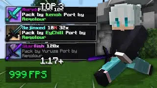 TOP 3 BEST MCPE PVP TEXTURE PACKS *FPS BOOST* (1.17+) Minecraft PE, Minecraft Bedrock, Xbox, PS4
